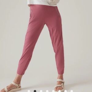Athleta Trekkie North Jogger 22 NWT Pink Berry Rose